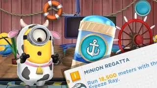 Minion Rush Stooart and Superhero minions run at Minion Regatta event rewards walkthrough gameplay