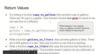 06 - Return Values & Scope