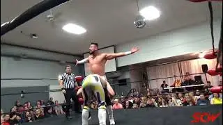 DISCUS ELBOW + BACKHAND @scw-pro  #wweid #wrestling #prowrestling #wwe #aew #roh #allelite #elbow