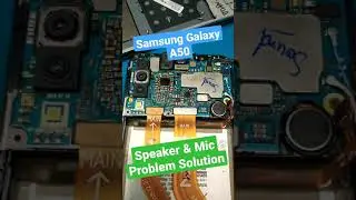 Samsung Galaxy A50 (a505f) | Mic & Speaker Not working | Solution By Replacing Audio IC | #shorts