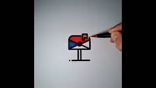 Funny Mailbox 📫✨️💕 Drawing Coloring Sketch