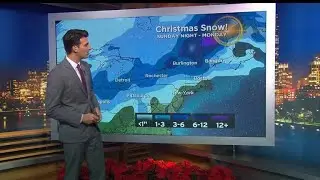 Weather forecast for Christmas holiday weekend