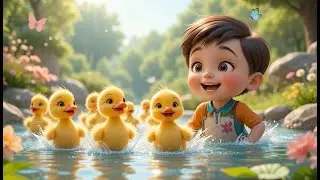 Ducky Wings Go Flap, Flap, Flap Rhyme Song | Popular Nursery Rhyme | Educational Kids Songs