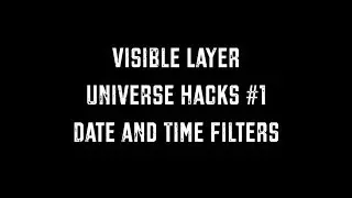 Universe Design Hacks #1