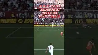 🚨🚨🚨 ROBERT LEWANDOWSKI MISSED THE PENALTY!!!! ❌ #shorts #lewandowski #penaltymissed #bar&ccedil;a #sevilla