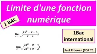 les limites résumé cour et exercices corrigés