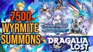 Dragalia Lost - 7500 Wyrmite Summons (The Winter Flower and the Tidal Power)