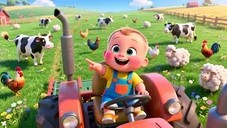Farm Tractor Day with Baby 🚜👶 | Fun Farm Learning for Kids | Educational Kids Video