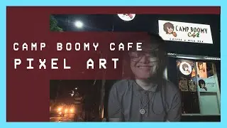 Camp Boomy Cafe - Pixel Art