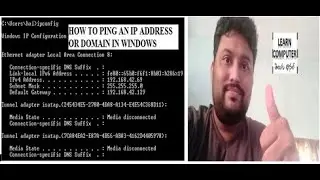 HOW TO PING AN IP ADDRESS AND DOMAIN PAGE USING WINDOWS OPERATING SYSTEM