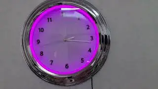 Color-Changing Luminous Wall Clock | Modern Design with Night Light Effect