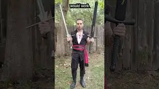 FAKE Sword Tests?! Foam Swords CAN NOT Replicate Steel Swords #sword #HEMA #shorts