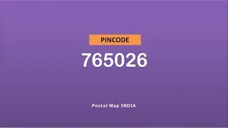 Pincode 765026 - M.Khillingrai, Khariguda, Pendili & More