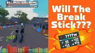 Zwift KOM Hunt Gone Wrong, Breakaway Redemption!
