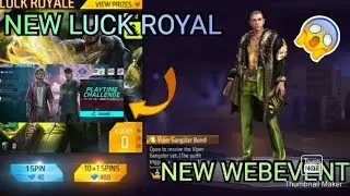 NEW LUCK ROYAL/NEW WEBEVENT/NEW EVENT MISSION/#FREEFIRE