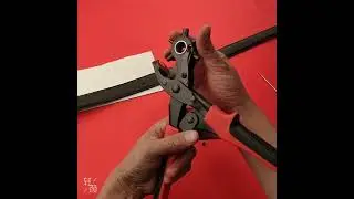 Punch pliers multi-function eye puncher punch punch hand tool belt round hole flat pliers