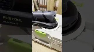 Unboxing Festool ETS 150/5#festool #festoolfan #joiner #woodworking #viral_video #sander