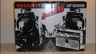 Стереофонический радиокассетный магнитофон SHARP GF-828SB