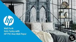 Wall Funk prints unique wallcovering on HP PVC-free Wallpaper (EMEA)