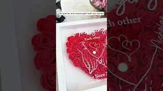 Annoying Each Other Since Couple Hands | Personalized Flower Shadow Box