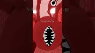 NEXTBOTS BACKROOMS Alien Ben JUMPSCARE - Backrooms Morphs Red #shorts