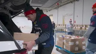 Les Alouettes font équipe avec les Pompiers de Montréal pour Noël