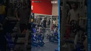 Man gets tased after threatening to fight police officer at gym