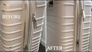 How to clean your B&Eacute;IS luggage! (with household cleaning supplies)
