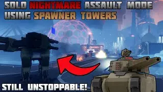 TDX | Destroying NIGHTMARE Robot Invasion Part 2 with Spawners