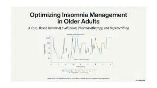 Managing Older Adult Insomnia