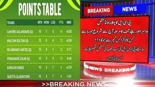 PSL playoffs is Starting from Today |Psl8 Points Table | Psl2023 | Pcb | Cricket News |