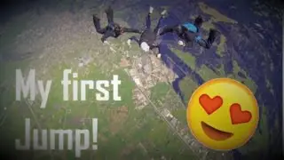 My first Jump! - Skydiving in Slo-Motion
