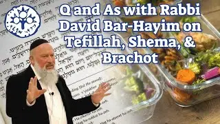 Q and As with Rabbi David Bar-Hayim on Tefillah, Shema, & Brachot