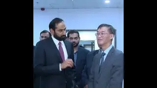 The Chinese ambassador visits the Head Office of the Dunya Media Group in Lahore