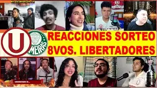 REACCIONES UNIVERSITARIO VS PALMEIRAS SORTEO OCTAVOS DE FINAL LIBERTADORES