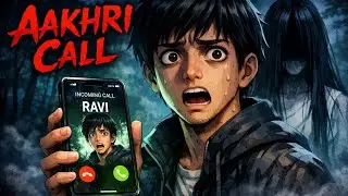 Aakhri Call 😱 | Incoming Call Ravi 📱 | Real Horror Cartoon Story Hindi