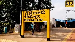 GID, Giddalur Railway Station From Train, Video in  4K Ultra HD