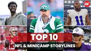 Top 10 NFL OTAs & Minicamp Storylines: Rodgers, Sanders, Parsons, Purdy and more!