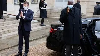 Mali's interim leader Bah N'daw meets with Macron in Paris