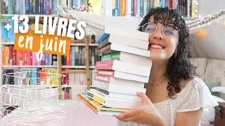 ARRIVÉE LIVRESQUE 📚 +13 livres en juin 2023