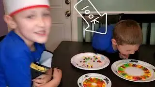 Chef Taco and Chef Zacky do a Skittles experiment