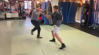 Kali - Single Stick Cycle Drill With Kicking Inserts & Entry To Finish