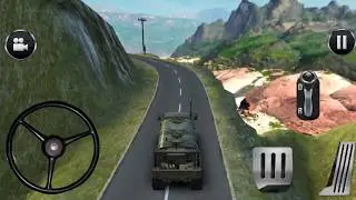 Off Road Army Truck Android iOS Gameplay HD #02 - Off Road Truck  Games By Hill Climb Simulation