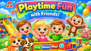 Monkey Playtime Song 🐵 Fun Train Ride | Kids Songs & Nursery Rhymes | BennyBooToons 