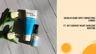 My current night time skincare routine with ​⁠@skinluv.