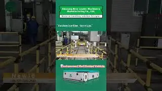 Customized Battery Operated Rail Remote Control Transfer Cart #automobile #machine #transporter