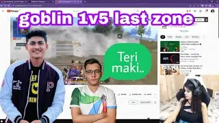Krutika Reaction 🤪 On Goblin 1v5 In T1 Lobby 😱 full rage🔥🔥