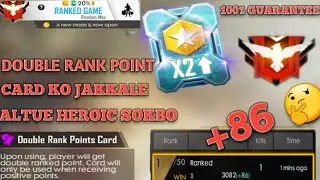 DOUBLE RANK POINTS CARD KO JAKKALE ALTUE HEROIC SOKBO