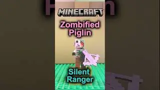 Lego Minecraft Skin | Zombified Piglin vs. Silent Ranger