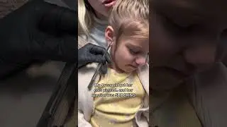 ШОКИРУЮЩАЯ реакция на прокол ушей.. #шорты